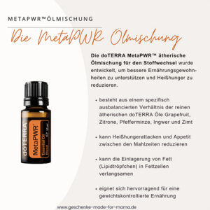 doTERRA MetaPWR ätherische Ölmischung für den Stoffwechsel 15 ml