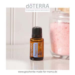 doTERRA Pfefferminzöl Peppermint 15 ml – ätherisches Öl für Konzentration, Frische und kühlende Anwendung