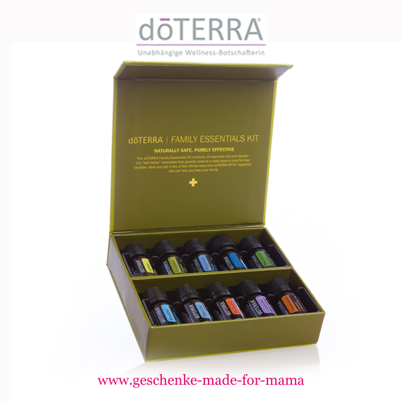 Doterra Familien-Essentials Set ätherische Öle Geschenke made for Mama