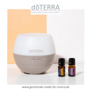 doTERRA Petal Diffuser mit Lavendel- und Wild Orange-Ölen – für Entspannung und frischen Duft im Raum
