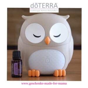 Kinder schlafen ätherische Öle doTERRA Eulen Diffuser mit 15 ml Lavendel ätherisches Öl Shop Geschenke made for Mama