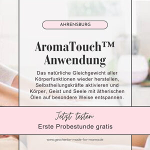 doTERRA AromaTouch Wellnessmassage 22926 Ahrensburg Shop Geschenke made for Mama