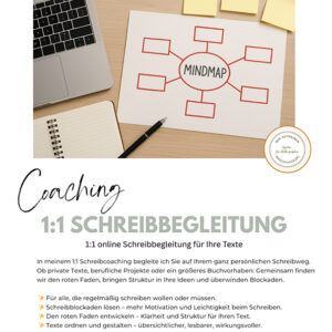 Angebot Schreibcoaching persönliche Schreibbegleitung für klare Texte und mehr Motivation beim Schreiben