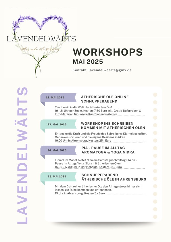 Aetherische-Oele-Workshops-Geschenke-made-for-Mama-Mai-2025 ätherische Öle Workshops 2025 Ahrensburg Geschenke made for Mama