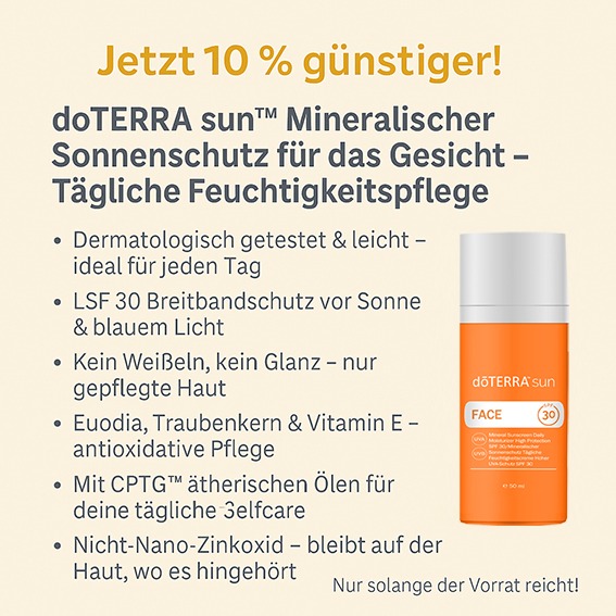 doTERRA Sun Rabatt Mai 2025