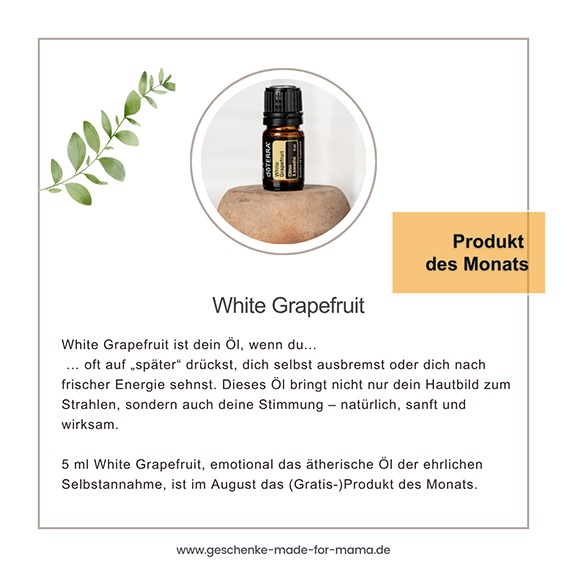 doterra White Grapefruit Produkt des Monats August 2025