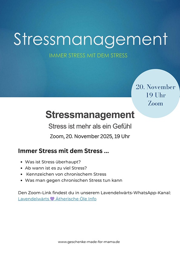 Deep Dive Stressmanagement – Wege aus dem Stress-Hamsterrad Ankündigung Deep Dive Stressmanagement - raus aus dem Stressalltag